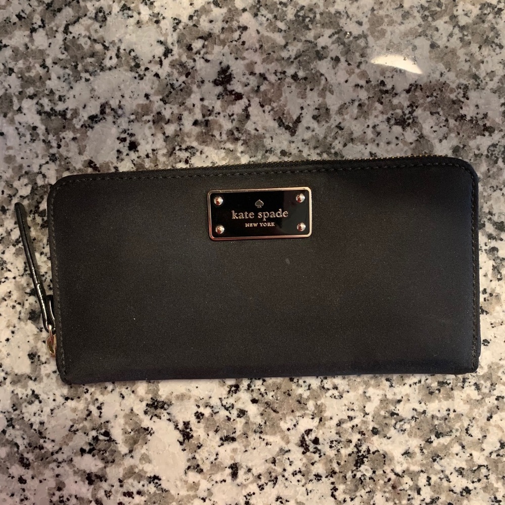 Kate Spade Zip Around Nylon Wallet